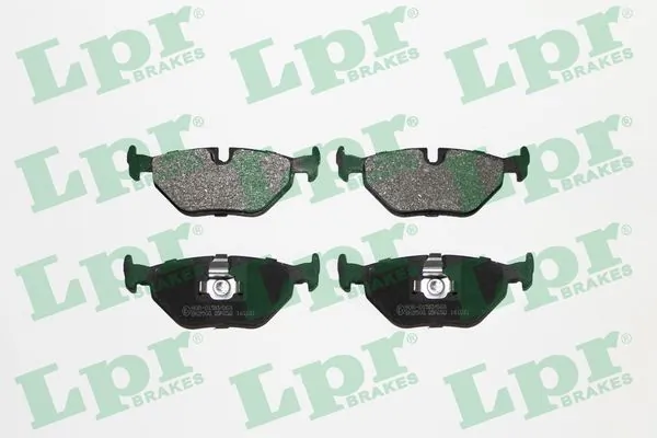 05P650 LPR Sapatas do freio traseiras de disco