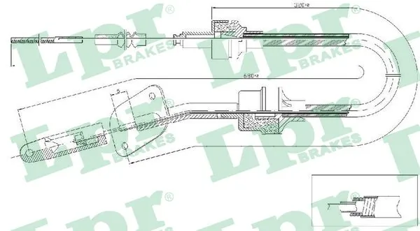 Compre 50007727 Fiat/Alfa/Lancia Cabo de embraiagem