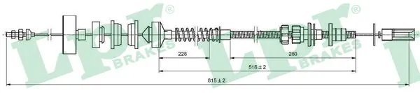 Cabo de embraiagem Peugeot/Citroen 2150A3 preço, a partir de 42,19 USD