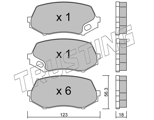  para Mitsubishi Canter VIII (FB7, FB8, FE7, FE8)
