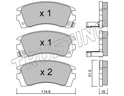  para Nissan Sunny III (Y10)