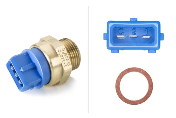 1341043 General Motors Sensor de temperatura do fluido de esfriamento (de ativação de ventilador do radiador)