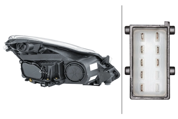 Luz esquerda Opel Corsa D S07