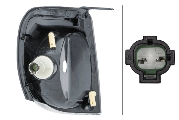 2BA964255011 HELLA Pisca-pisca esquerdo