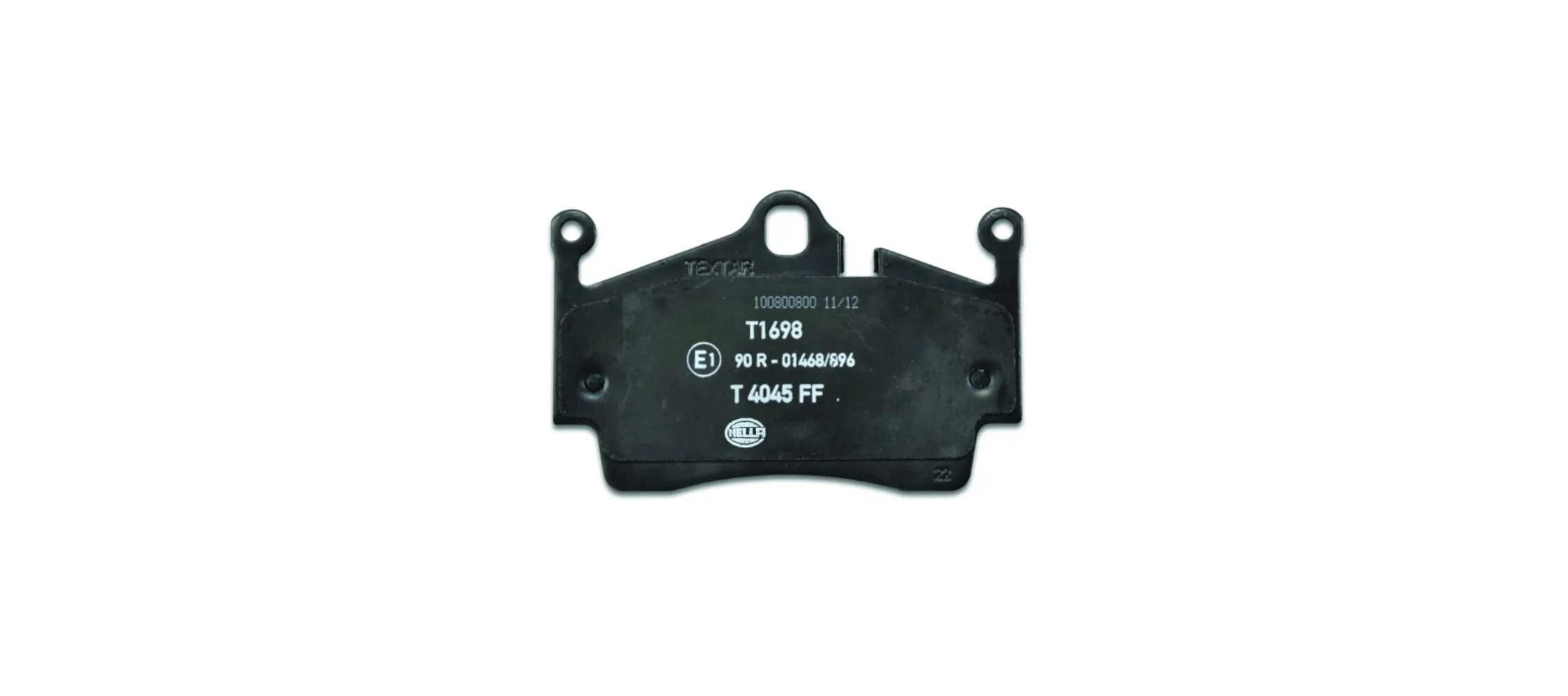 8DB355013311 HELLA Sapatas do freio traseiras de disco