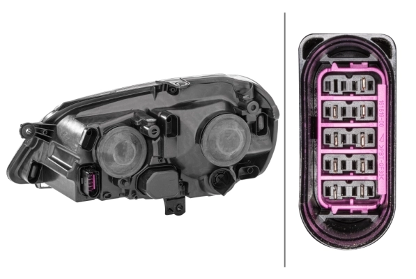 Luz direita para Volkswagen Polo IV 9N, 9A