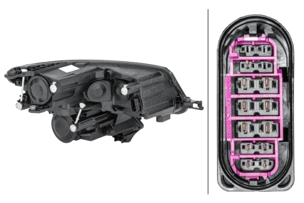 Luz esquerda para Skoda Kodiaq I NS6, NS7, NV7