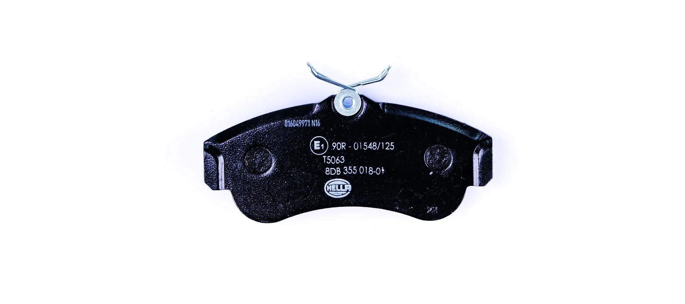 8DB355018011 HELLA Sapatas do freio dianteiras de disco