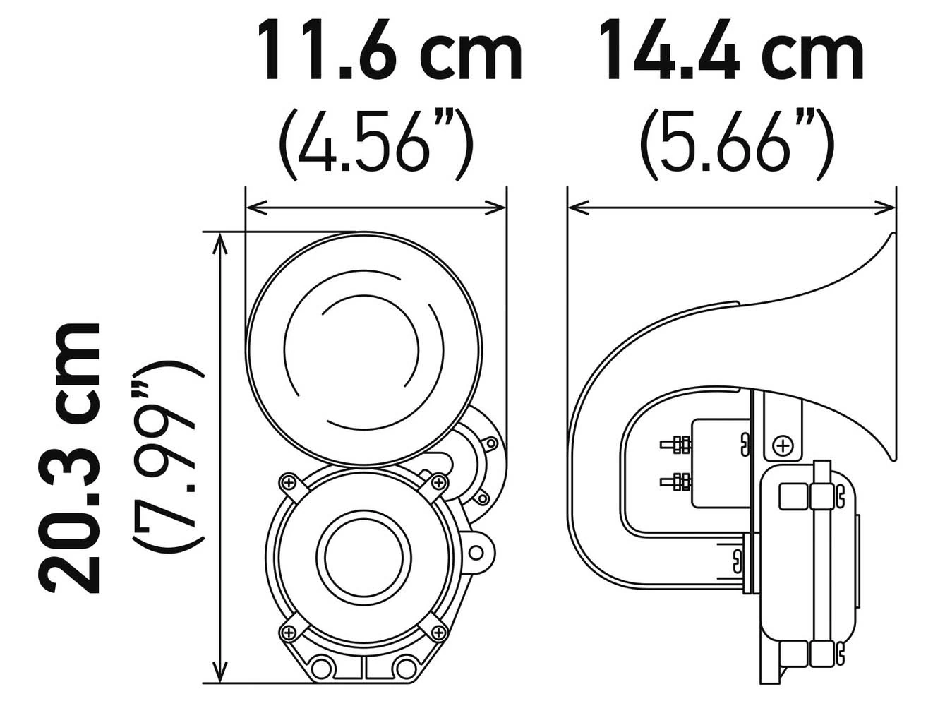 Sinal sonoro (cláxon) HELLA 3PA013410011 preço, a partir de 85,32 USD