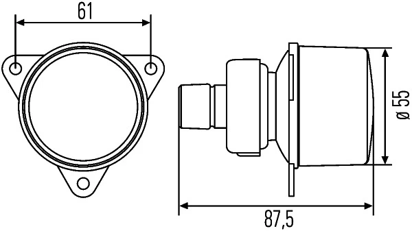 2PF008221017 HELLA Posição (pisca-pisca)