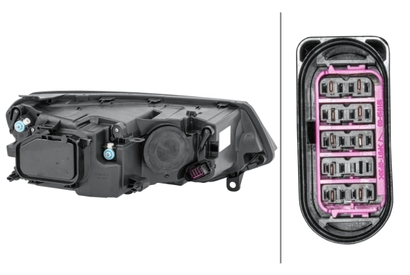 Luz esquerda para Volkswagen Touareg II 7P5, 7P6