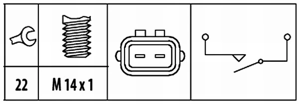 Sensor de ativação das luzes de marcha à ré Suzuki Grand Vitara  FT, HT