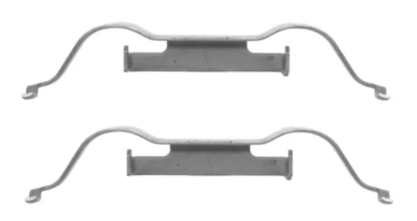 Kit de molas de fixação de sapatas de disco dianteiras Renault Scenic III monovolume (JZ0, JZ1) (2009 - 2016) III
