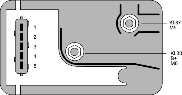 Relê das velas de incandescência Fiat Palio carrinha (178DX) (1996 - 2026) 