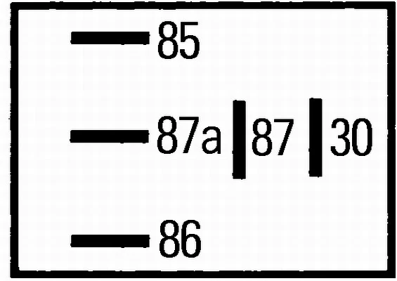 4RD965453041 HELLA Relê elétrico multifuncional