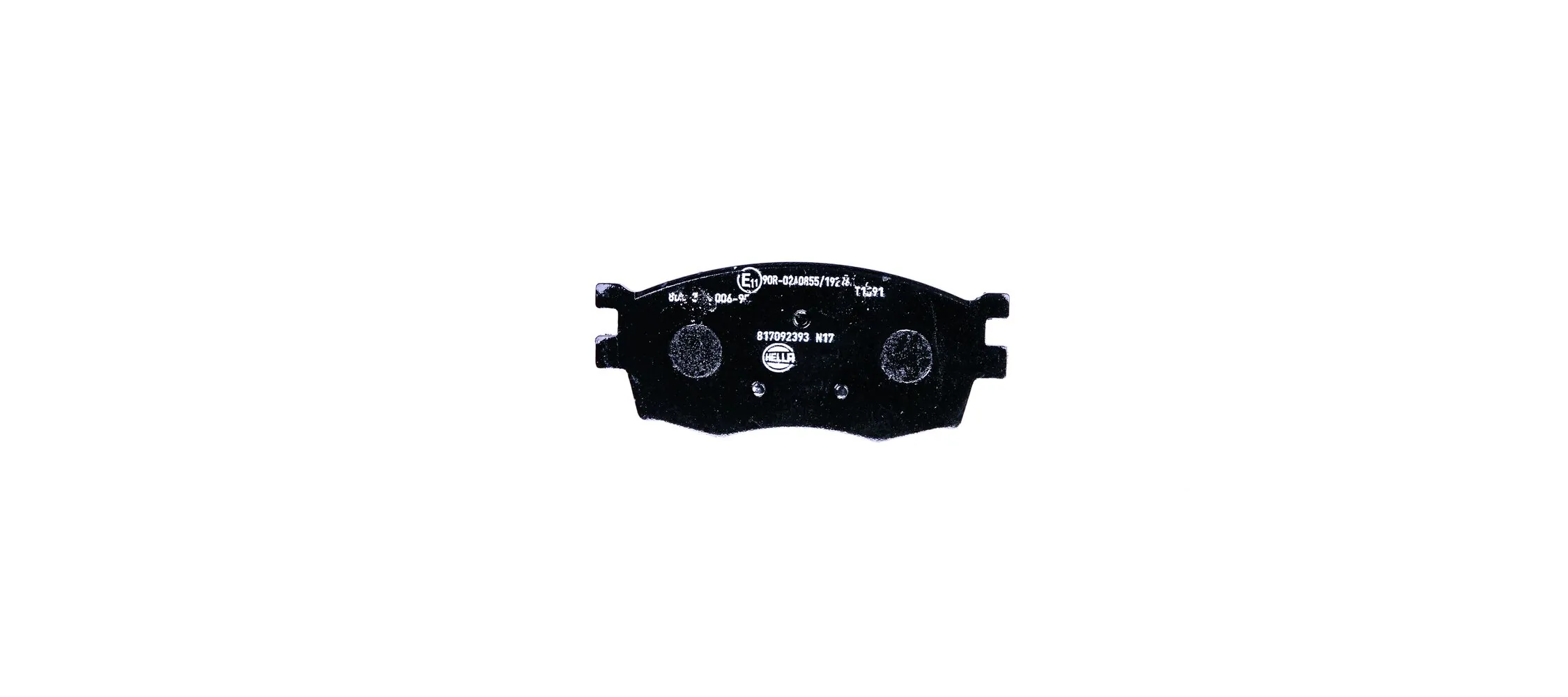 8DB355006951 HELLA Sapatas do freio dianteiras de disco