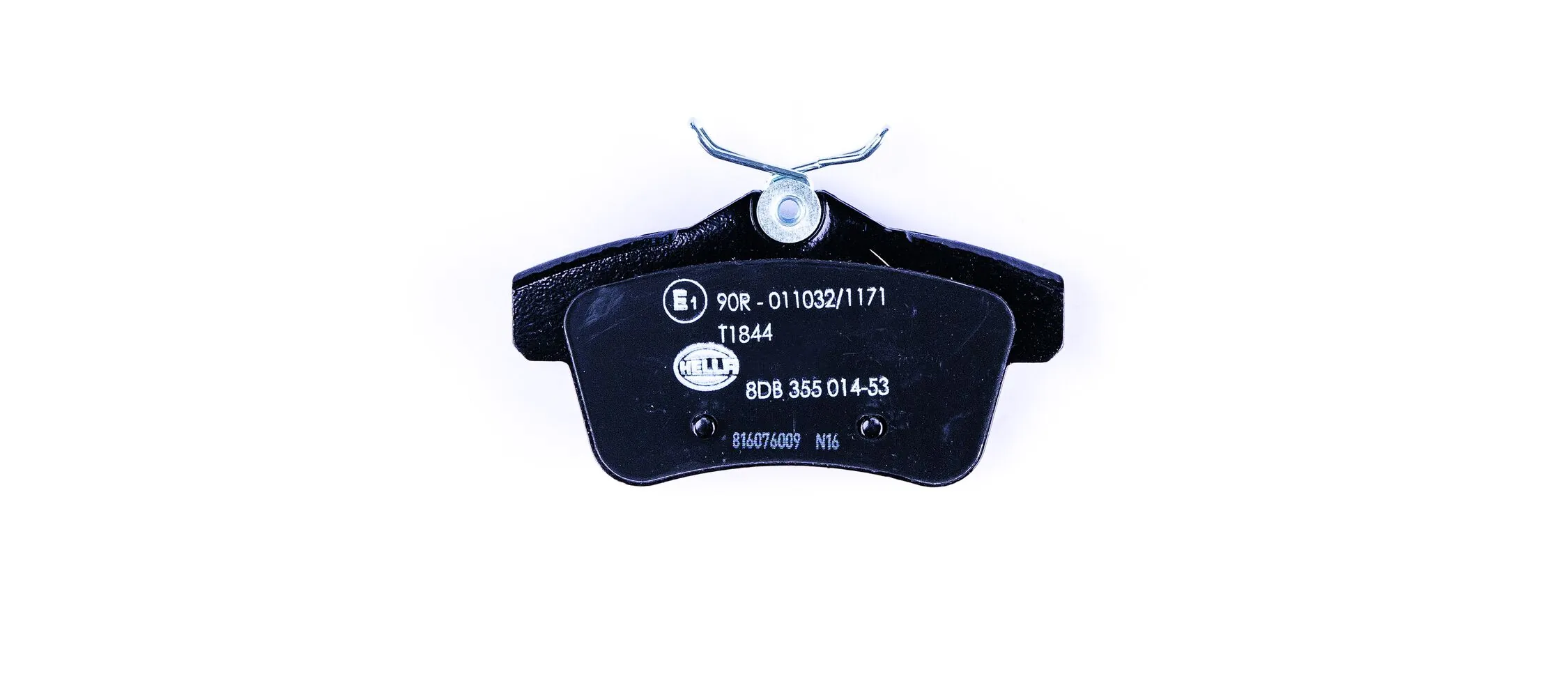 8DB355014531 HELLA Sapatas do freio traseiras de disco
