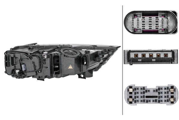 Luz esquerda para Audi Q7  4MB, 4MG, 4MQ