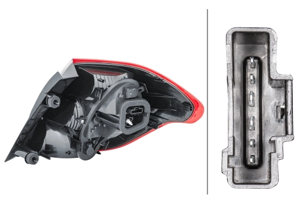 2VP354988011 HELLA Lanterna traseira esquerda externa