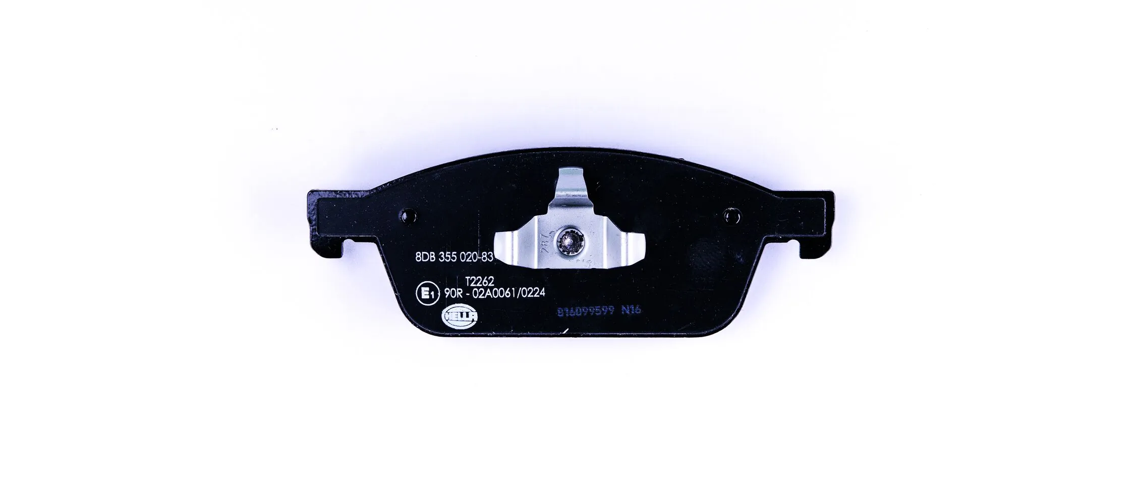8DB355020831 HELLA Sapatas do freio dianteiras de disco