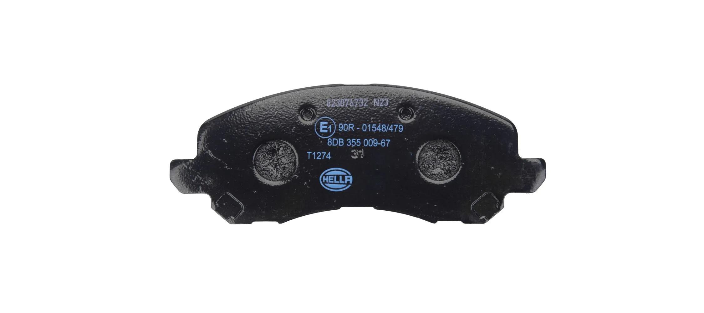 8DB355009671 HELLA Sapatas do freio dianteiras de disco