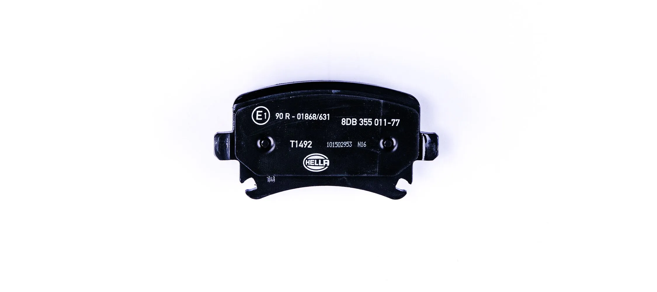 8DB355011771 HELLA Sapatas do freio traseiras de disco