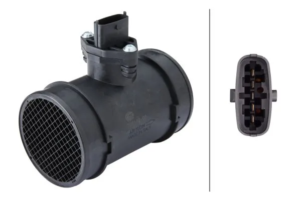 8ET009142981 HELLA Sensor de fluxo (consumo) de ar, medidor de consumo M.A.F. - (Mass Airflow)