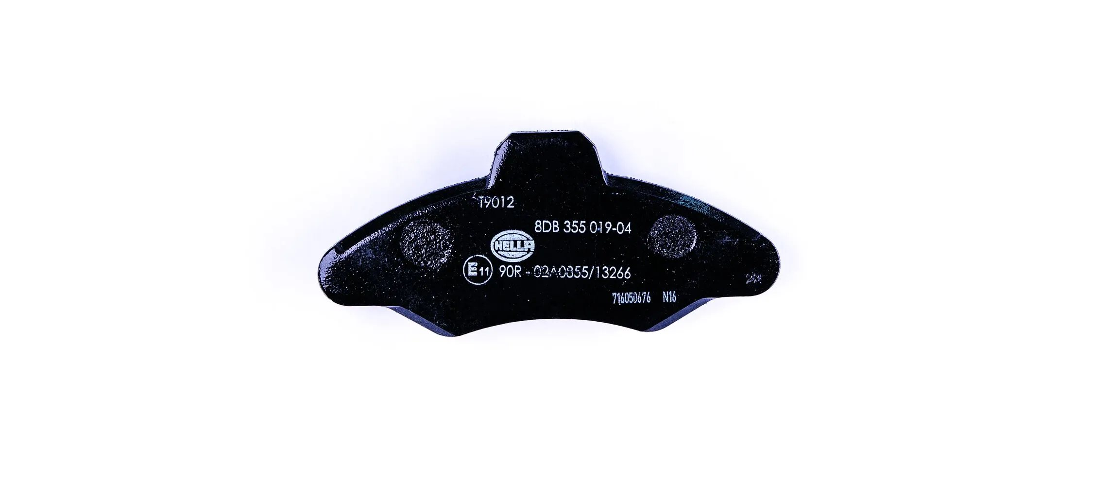 8DB355019041 HELLA Sapatas do freio dianteiras de disco