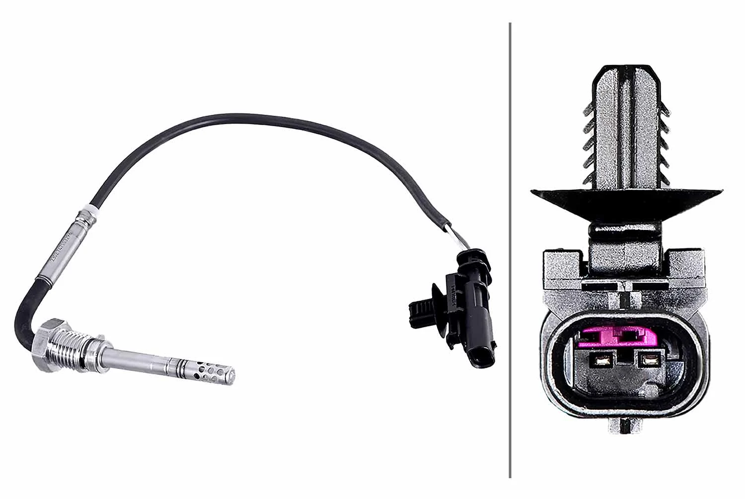Sensor de temperatura dos gases de escape (GE), antes de filtro de partículas diesel 55250523 Fiat/Alfa/Lancia