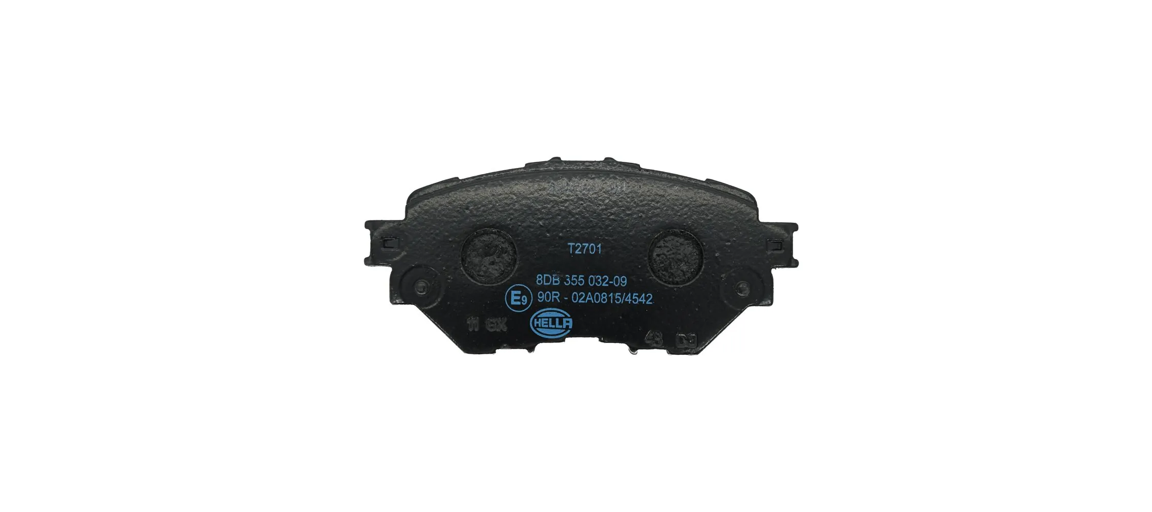 8DB355032091 HELLA Sapatas do freio dianteiras de disco