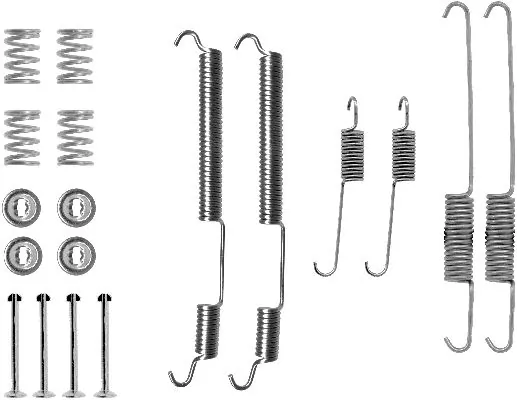 Kit de montagem das sapatas traseiras de tambor Renault Master I T ao melhor preço