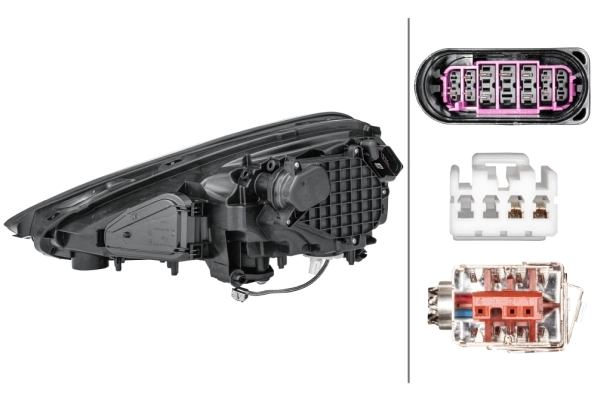 Luz direita para Porsche Cayenne II 92A