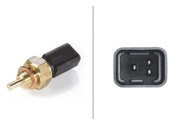 Sensor de temperatura do fluido de esfriamento para Renault Clio BR01, CR01