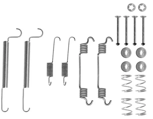 Kit de montagem das sapatas traseiras de tambor General Motors 93174284