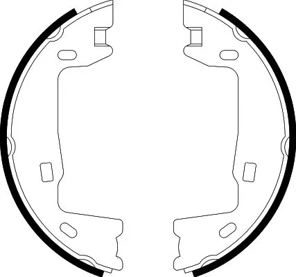  Sapatas do freio de estacionamento Opel Astra F hatchback (53, 54, 58, 59) (1991 - 1998) F