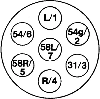 8JB001941002 HELLA Tomada elétrica de reboque