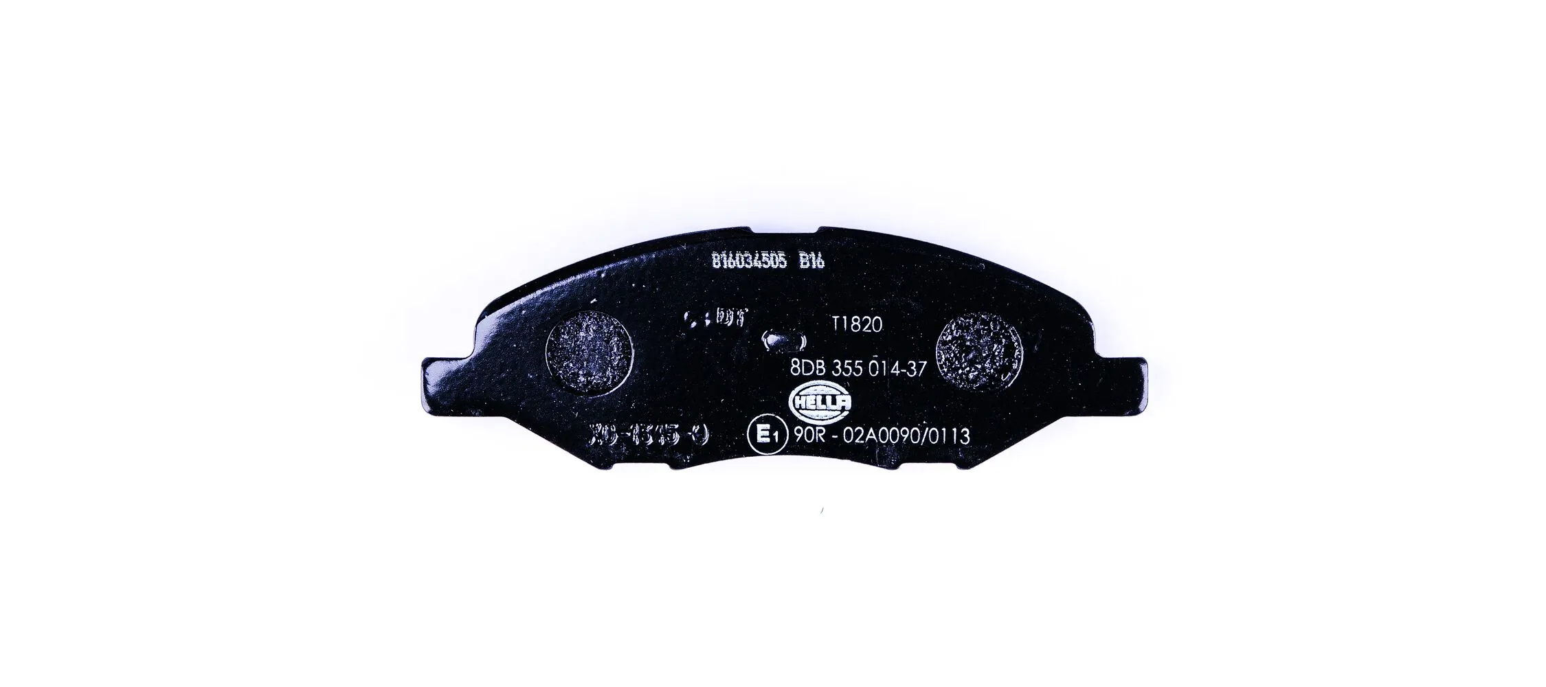 8DB355014371 HELLA Sapatas do freio dianteiras de disco