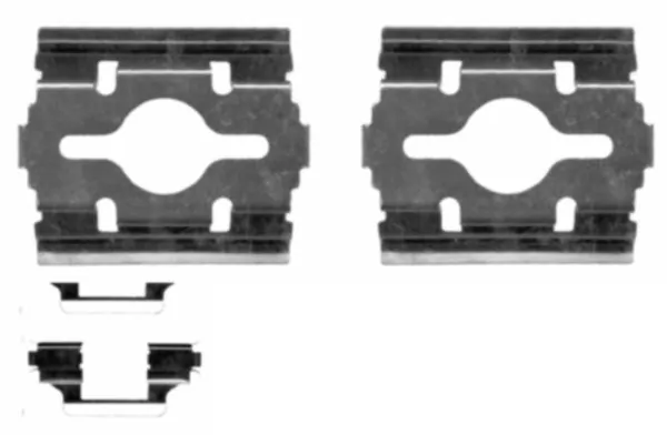  Kit de molas de fixação de sapatas de disco dianteiras Fiat Ducato II сaixa (230L) (1994 - 2002) II