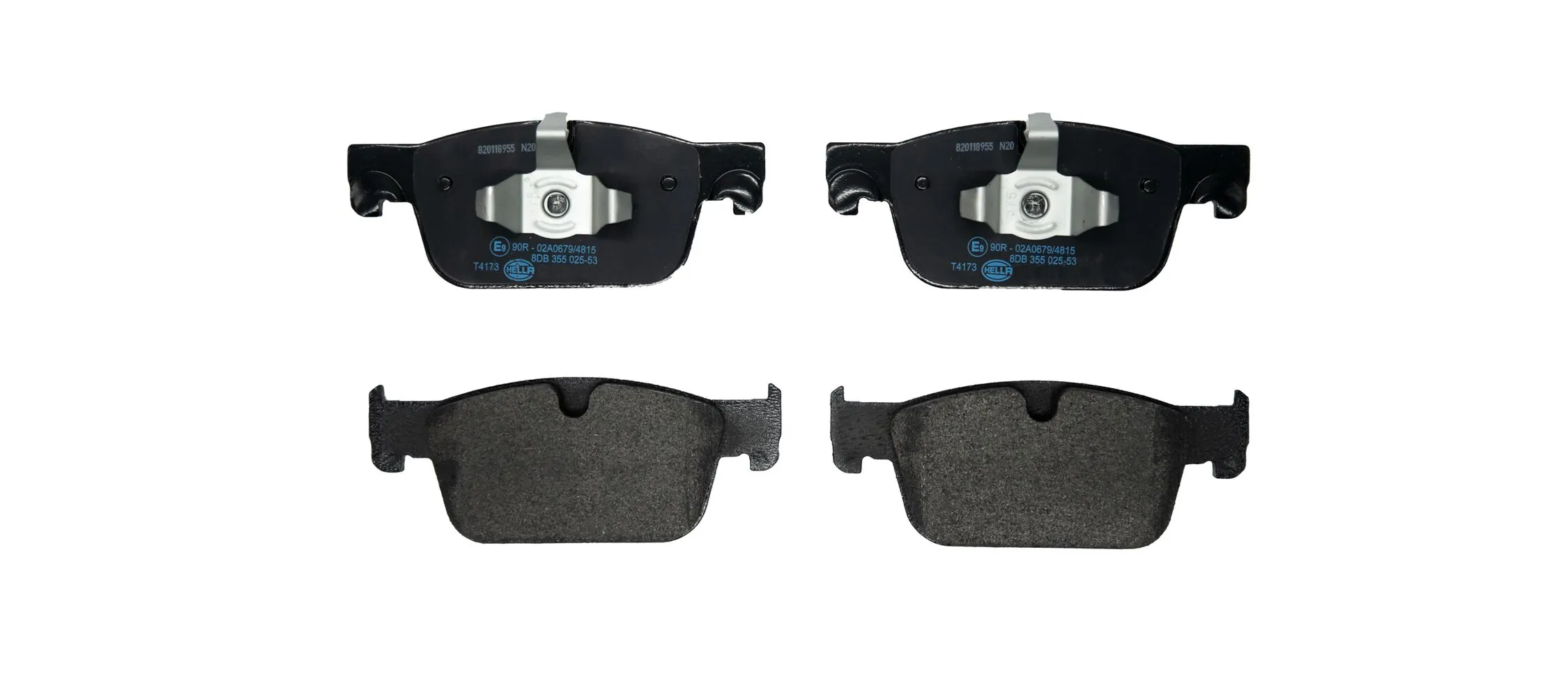 Sapatas do freio dianteiras de disco para Volvo S60 III 224