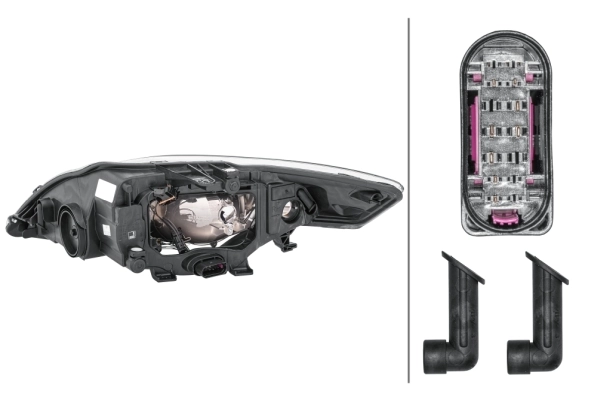 Luz direita Ford Mondeo IV CA2