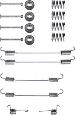  Kit de montagem das sapatas traseiras de tambor Renault DUSTER I SUV (HS) (2010 - 2026) I
