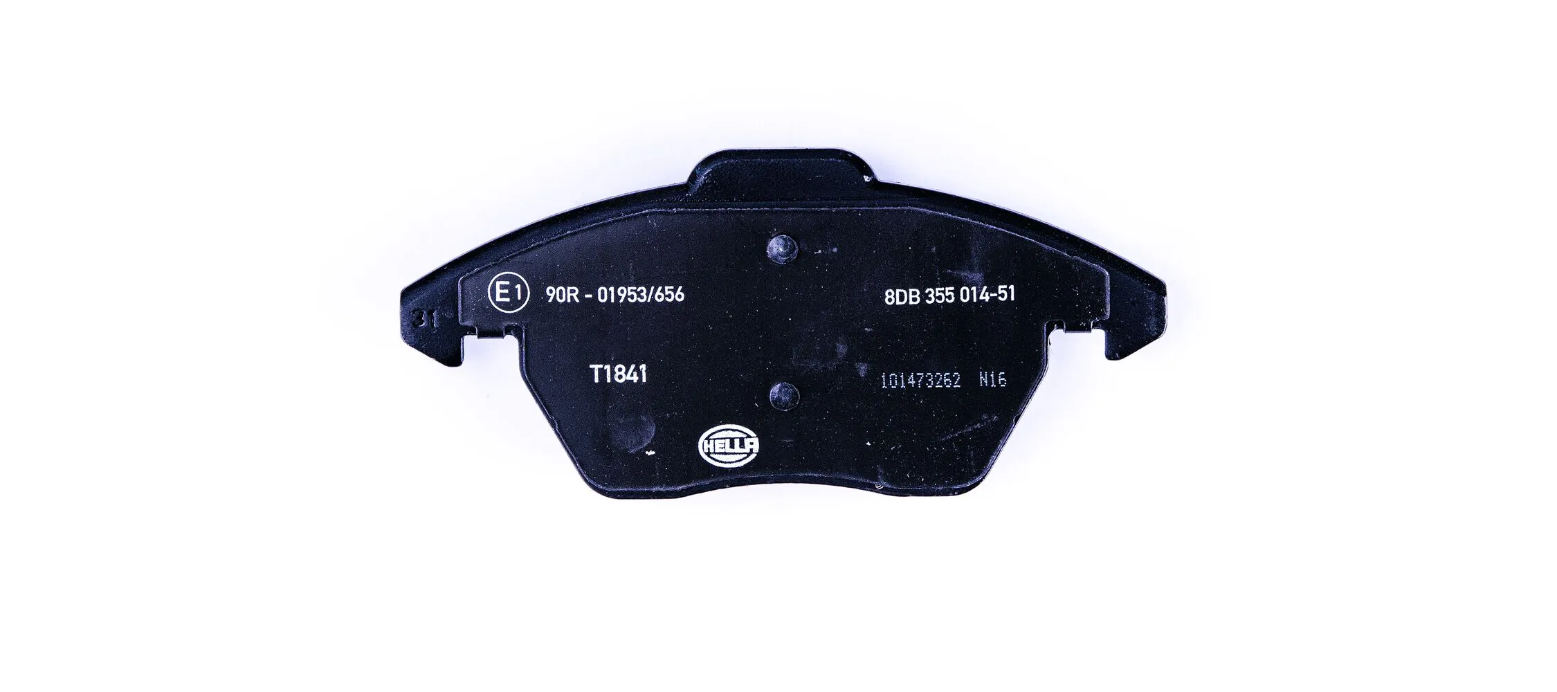 8DB355014511 HELLA Sapatas do freio dianteiras de disco