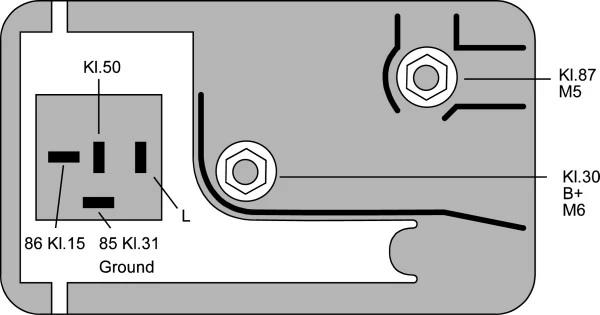  Relê das velas de incandescência Renault 21 hatchback (B48) (1989 - 1994) 