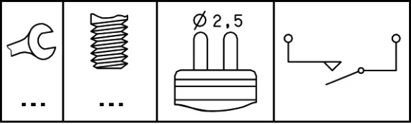 Sensor de ativação das luzes de marcha à ré Mercedes E  C124