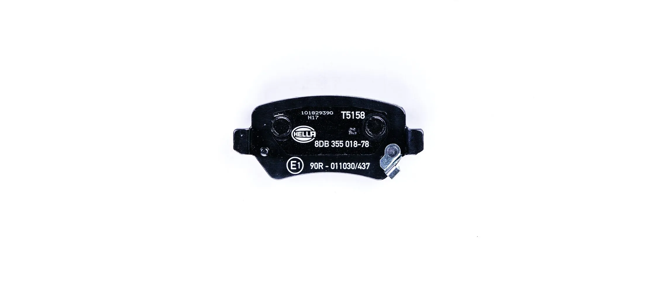 8DB355018781 HELLA Sapatas do freio traseiras de disco