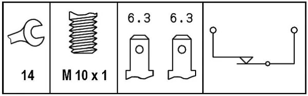 Sensor de ativação do sinal de parada Talbot 9150088180 preço, a partir de 4,03 USD