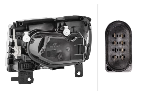 Luz esquerda para Volkswagen Polo III 6N2