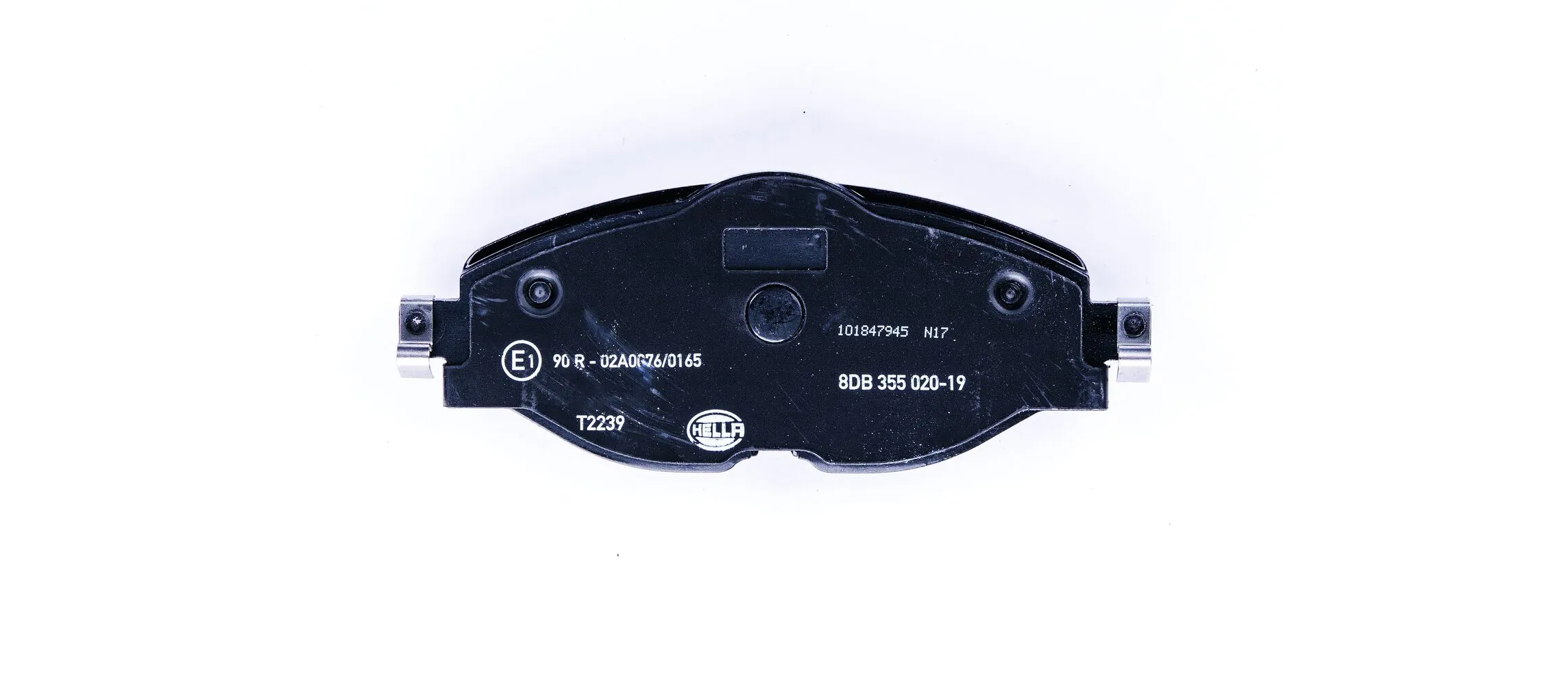 8DB355020191 HELLA Sapatas do freio dianteiras de disco