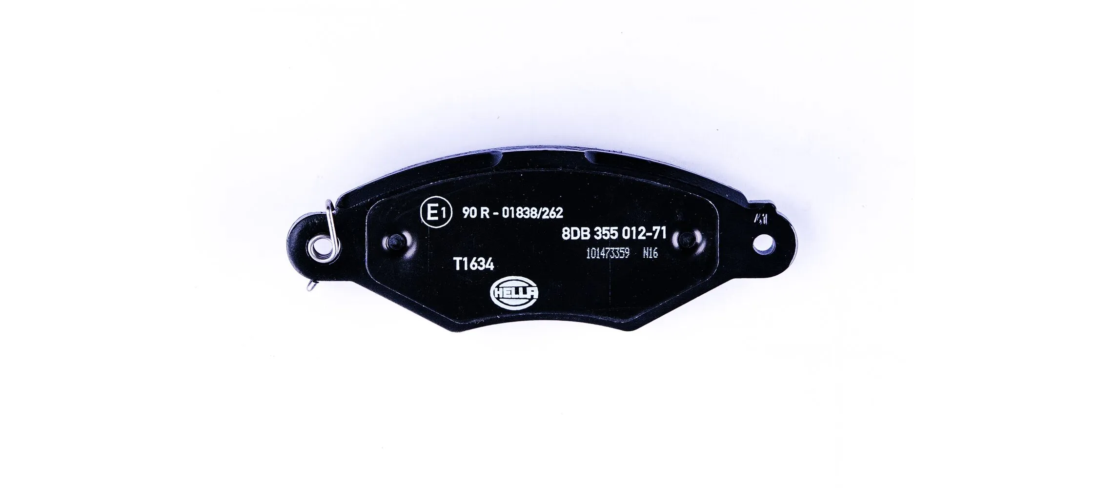 8DB355012711 HELLA Sapatas do freio dianteiras de disco