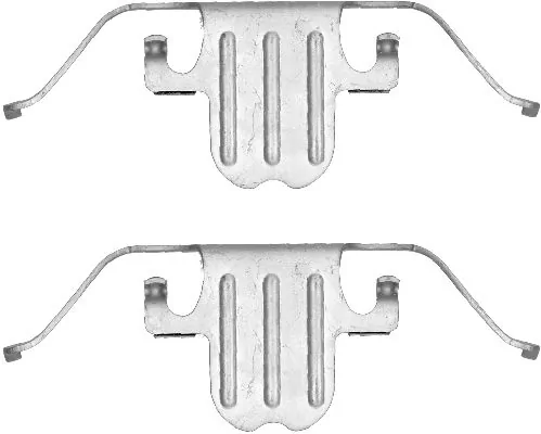  Kit de molas de fixação de sapatas de disco dianteiras BMW 1 hatchback (E81) (2006 - 2012) 